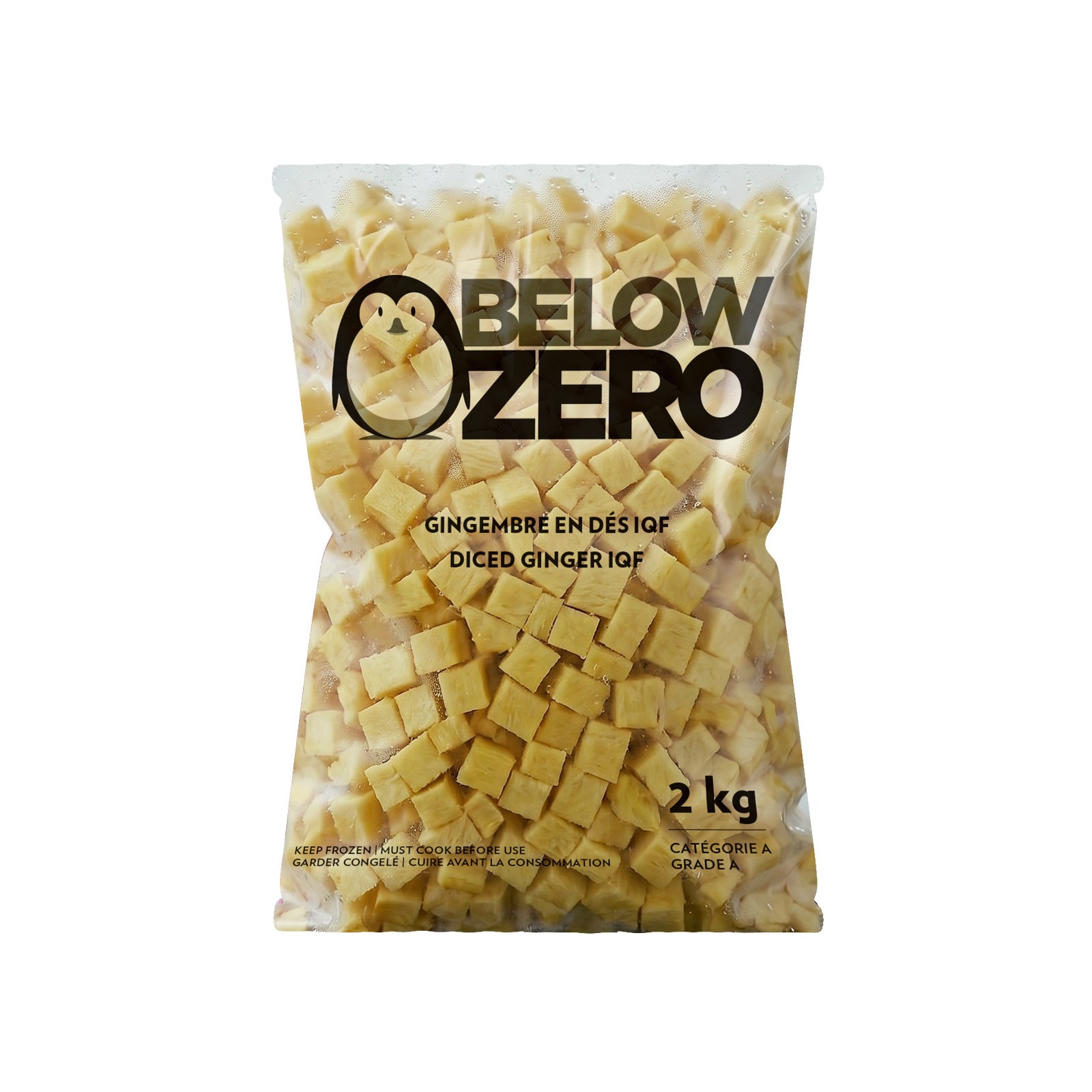 BELOW ZERO Diced ginger